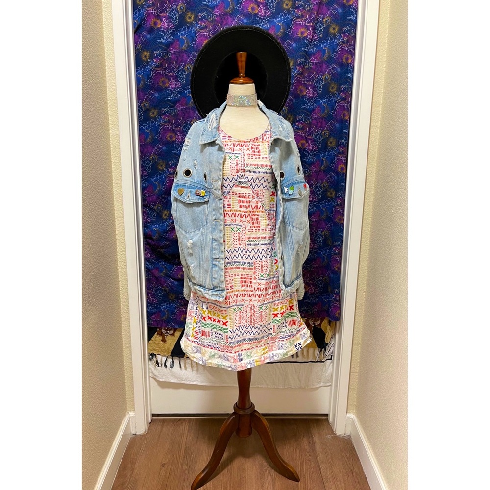 π Colorful art pattern dress - Picture 10 of 12